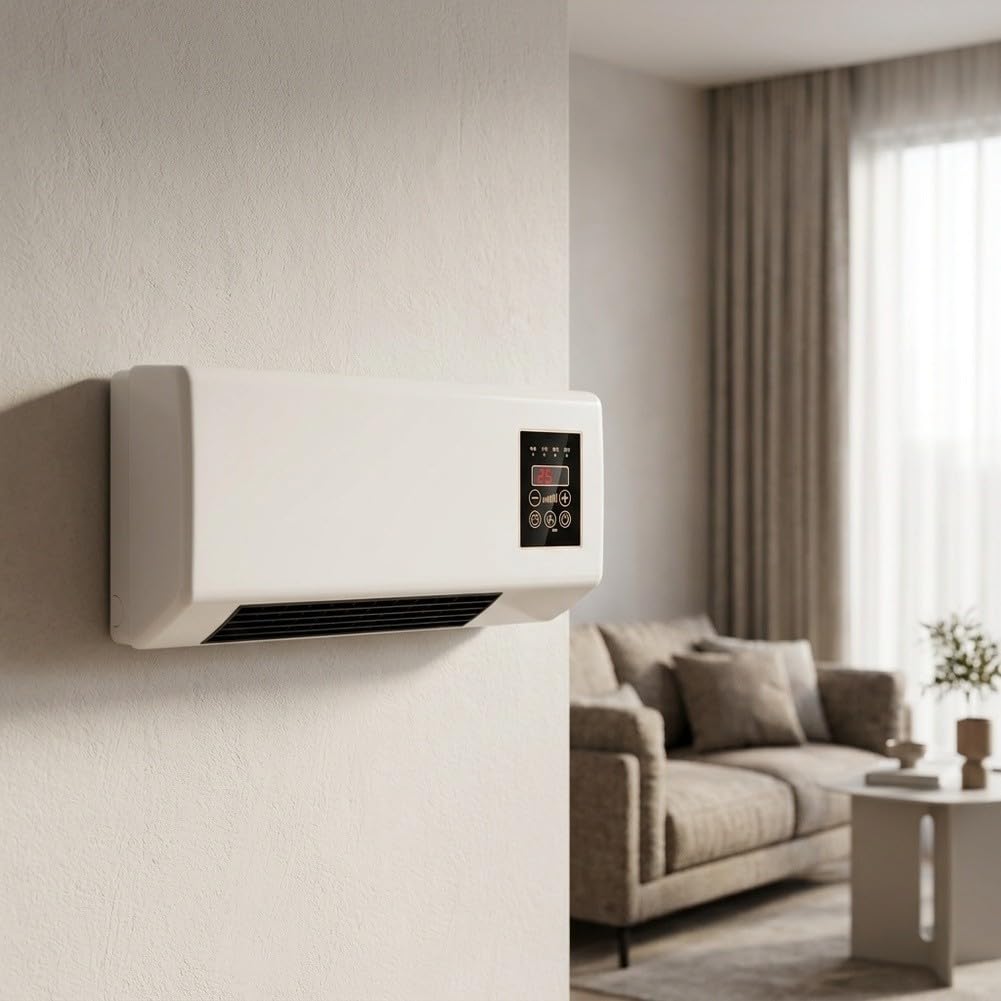 für ptc Wandheizgerät 2kg Kompakt Ohne Fenster für ptc Wandheizgerät(UK White Housing)