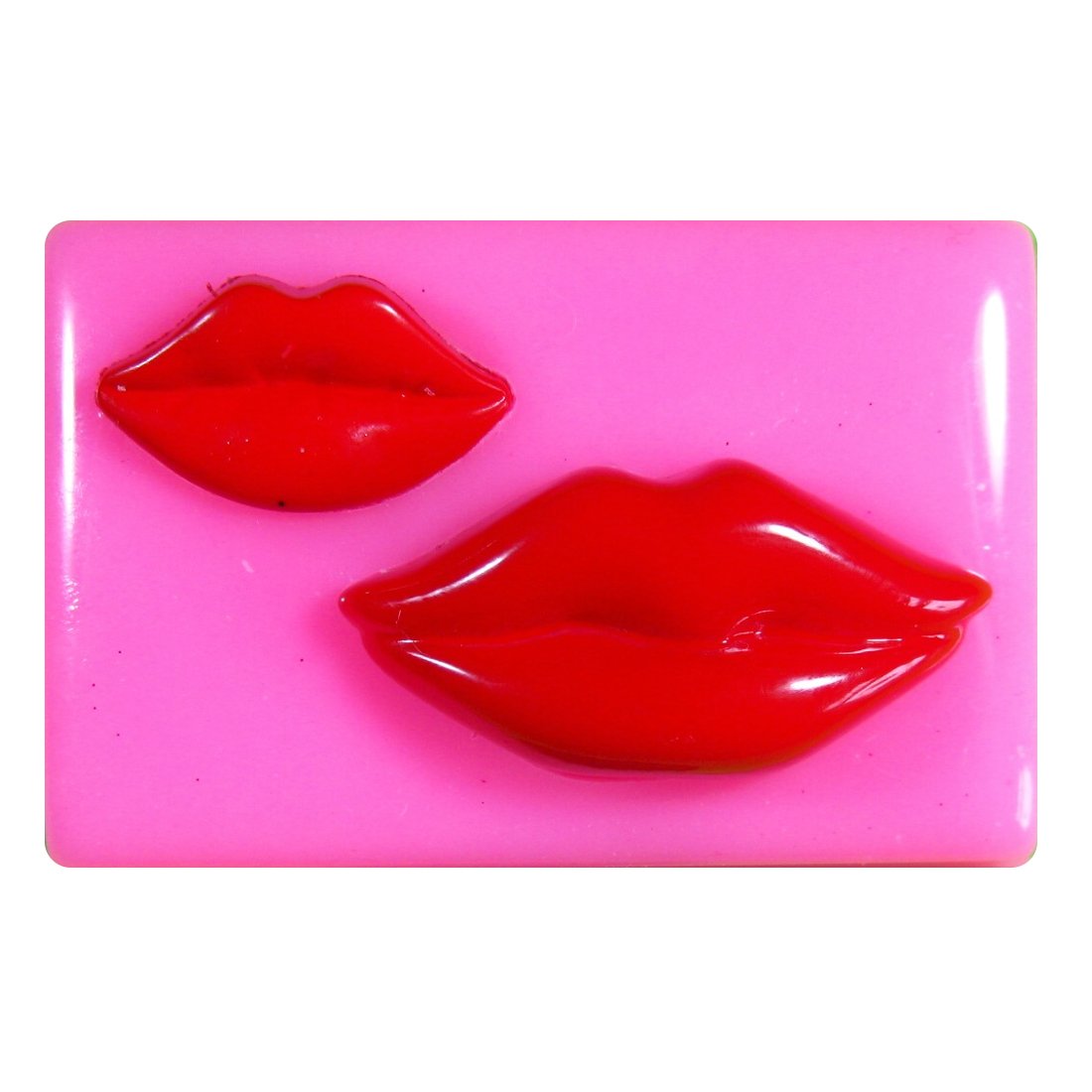 Fairie Blessings Multicoloured Luscious Lips Silicone Mould Mold For Cake Decorating Cake Cupcake Toppers Icing Sugarcraft Tool By
