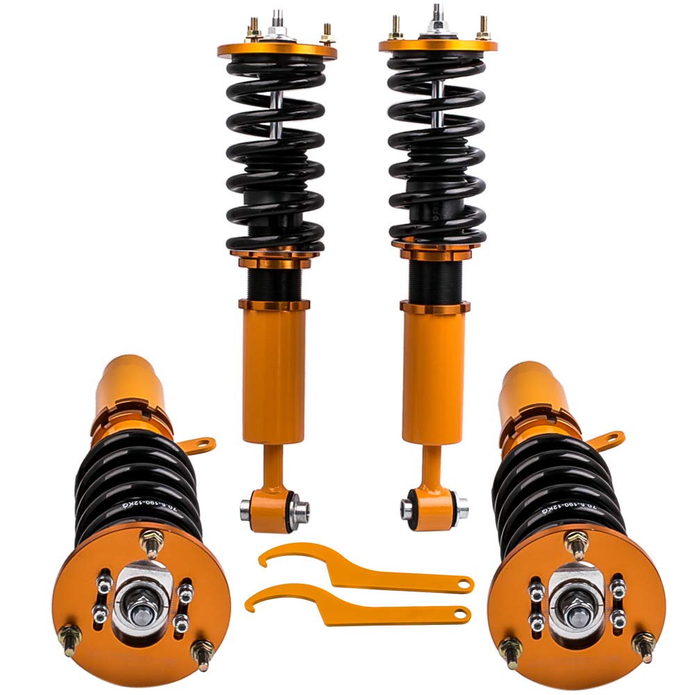 Coilovers Adjustable Height for BMW 5 E39 1995-2003 525i 530i 540i 520d 520i, 523i 525td 525tds 528i 525d 530d 535i, Spring Shock Absorber Suspension Kit Strut Lowering Kits by 1-3”