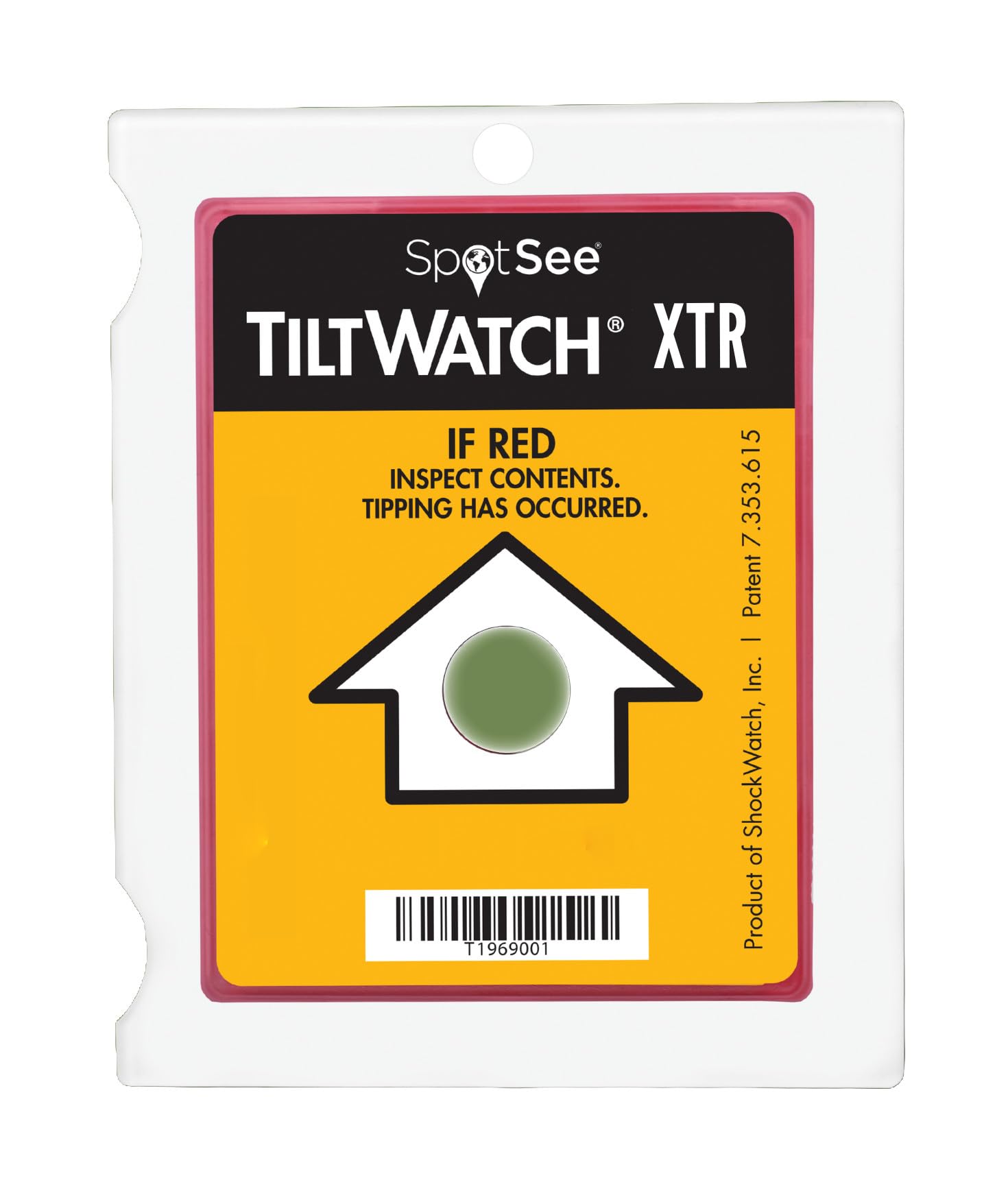 Shockwatch XTR Tilt Indicator - Shipment Damage Indicator with Shipping Labels by Vanprob Solutions, 1 pc-image-46