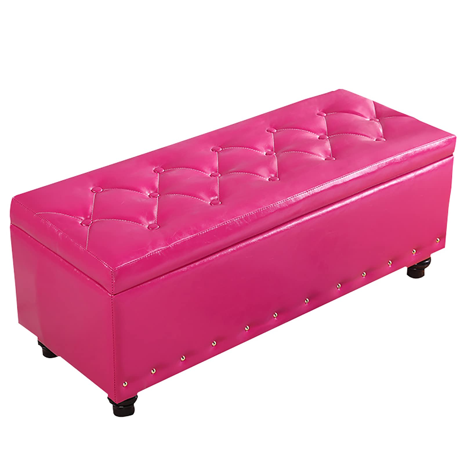 Banc ottoman de rangement rectangulaire pour l'entrée et le salon