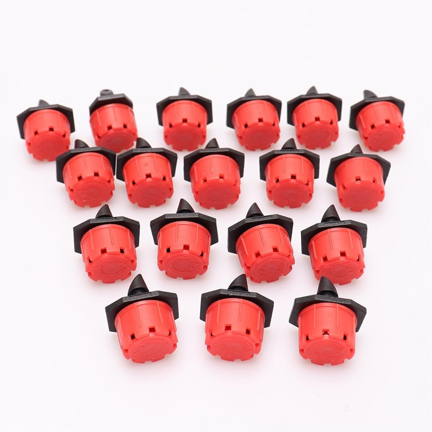 Adjustable Irrigation Drippers 500pcs Adjustable 4/7mm Micro Nozzles Irrigation Dripper Emitter Watering Sprinkler Anti-Clogging