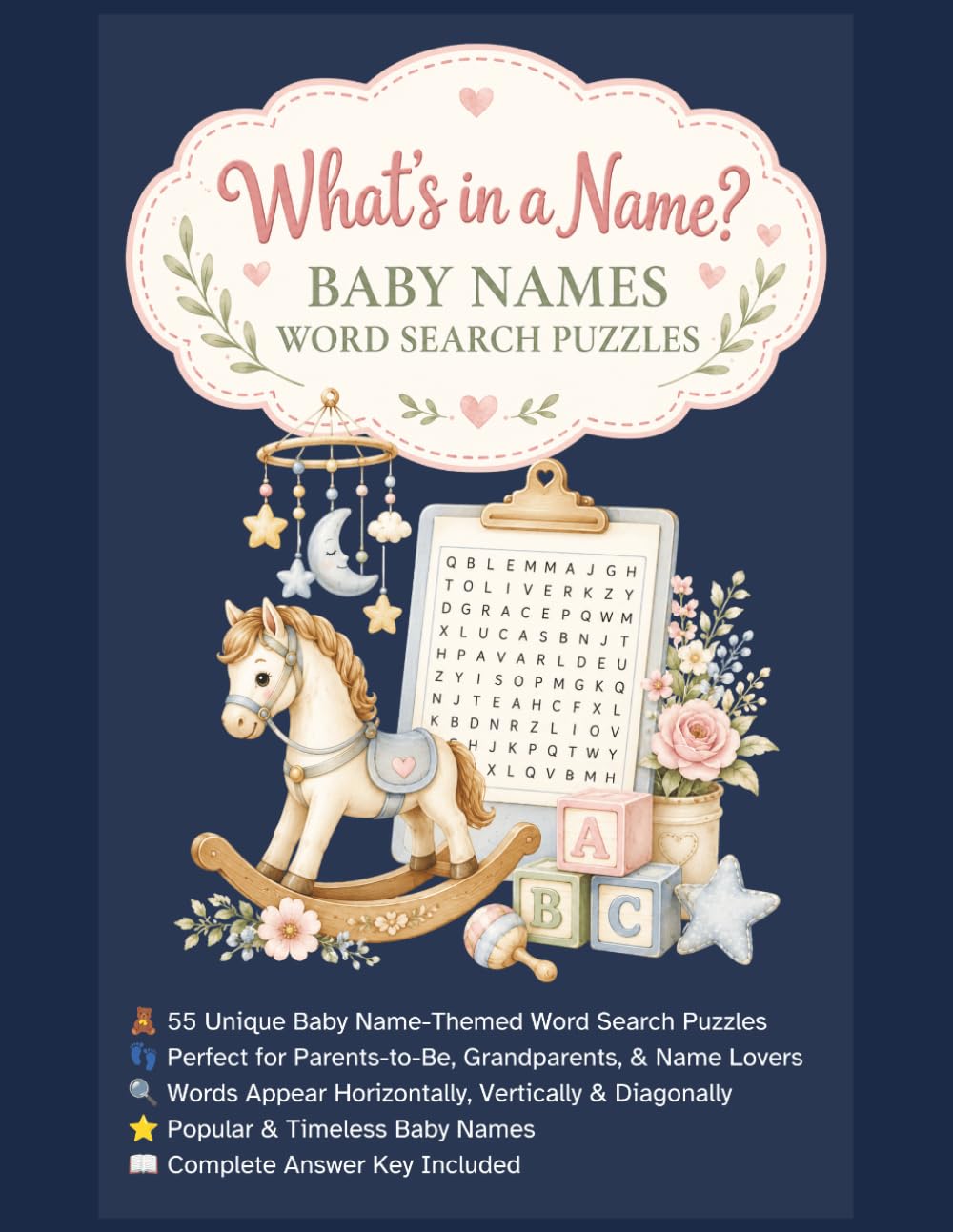 What's In A Name?: Baby Names Word Search Puzzles