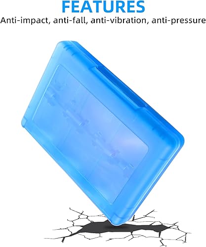 Miniatura 4 de Funda para tarjetas con soporte para juegos 3DS, funda para tarjetas 28 en 1, compatible con Nintendo New 3DS, New 3DS XL, 3DS XL, 3DS XL, DSi XL,