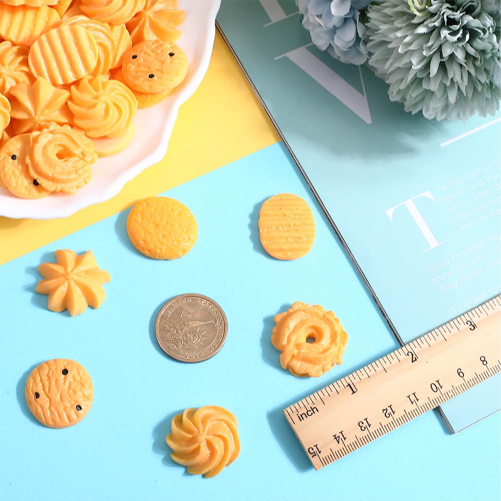 SUNNYCLUE 48 Stck 6 Stile Knstliche Kekse Simulation Dessert Geflschte  Mini Lebensmittel Kekse Realistisches Gebck Kunstharz 3D Niedliches Kawaii  Modell Fr Schmuckherstellung Scrapbooking Verzier : Amazon.de: Kche,  Haushalt & Wohnen