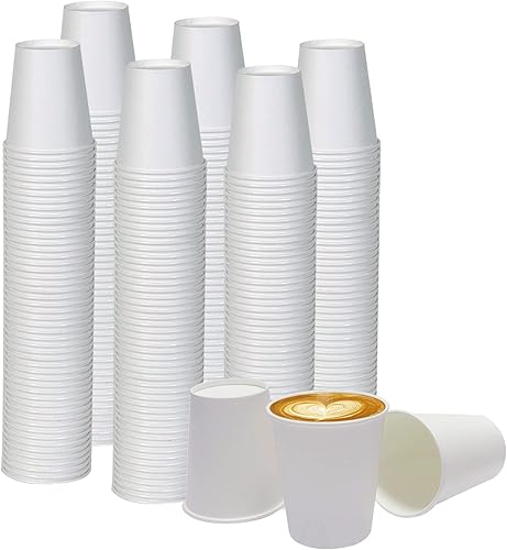 Vista 45 de Smygoods Tapas de taza de café, tapa de cúpula para tazas de 10/24 onzas, vasos de papel, color negro, 50 unidades [no incluye tazas] Tapas negras