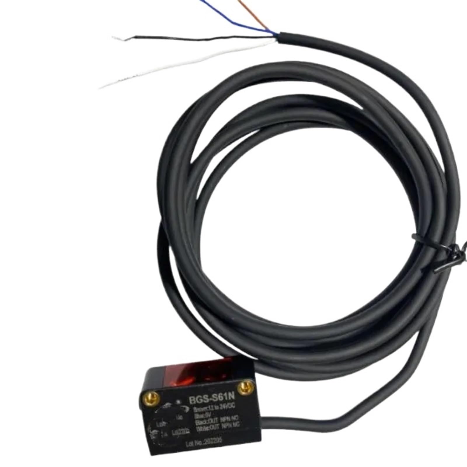 QAZXSEMUI 1pcs Square Background Suppression Photoelectric Switch Sensor Diffuse Reflection(Bgs-s61p Pnp 300mm)