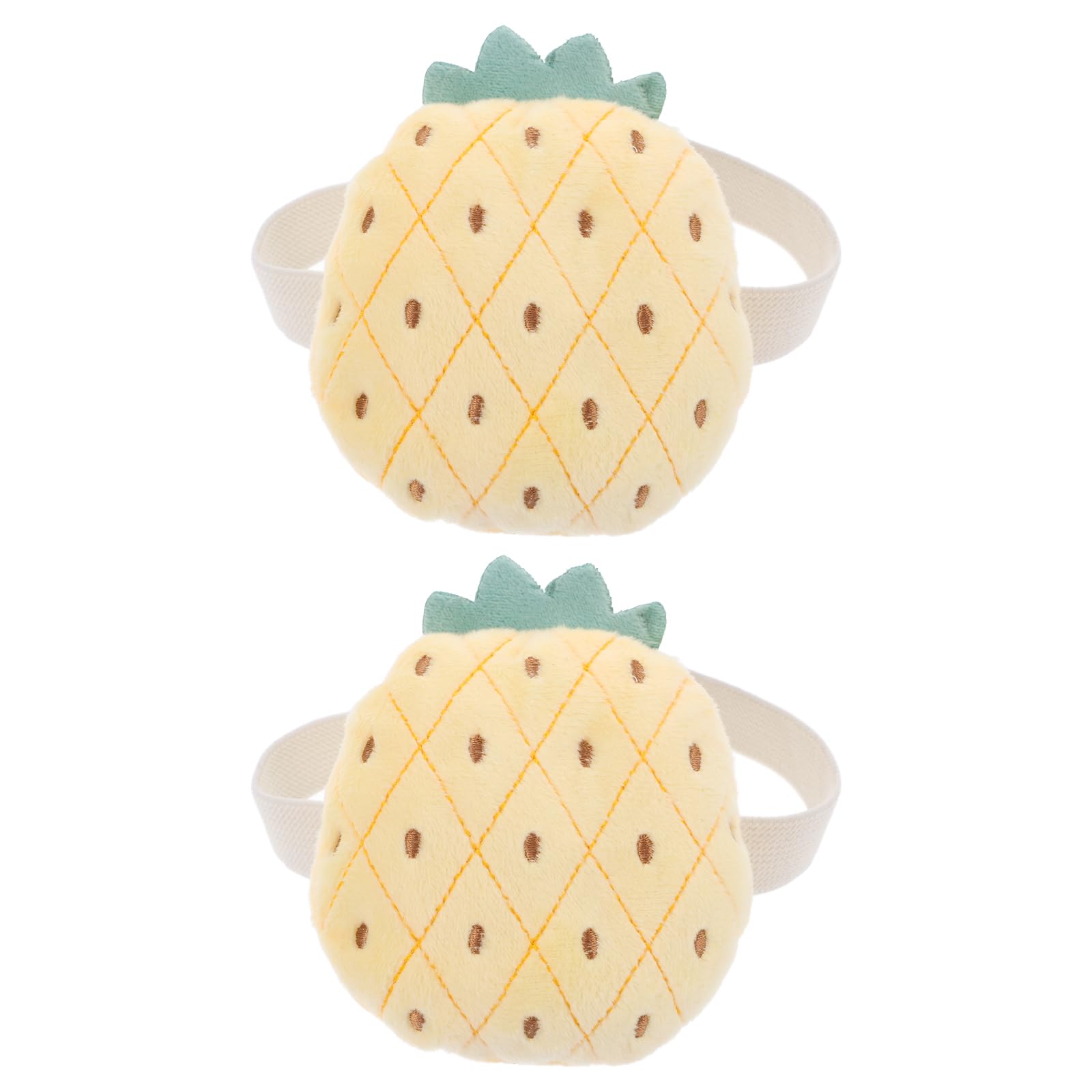 LOGOFUN 2pcs Fruit Curtain Ties Cartoon Pineapple Curtain Holder Creative Curtain Tieback Rope for DIY Wedding Birthday Party Home Decor - Gold