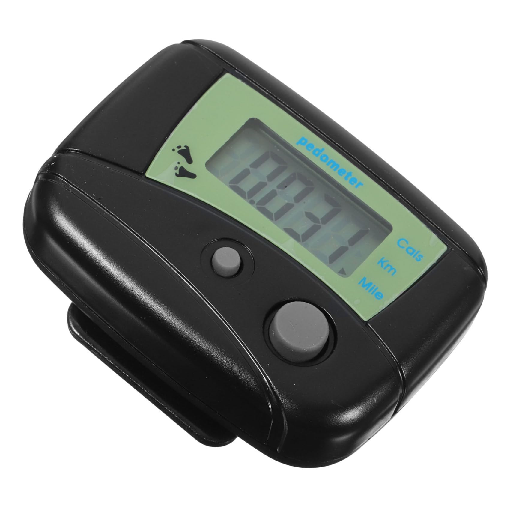 10 Pièces Compteur de Pas numérique Clip podomètre sur podomètre numérique pour Marcher Compteur de Distance à Pied EUR de Calories Pas à Pas Black