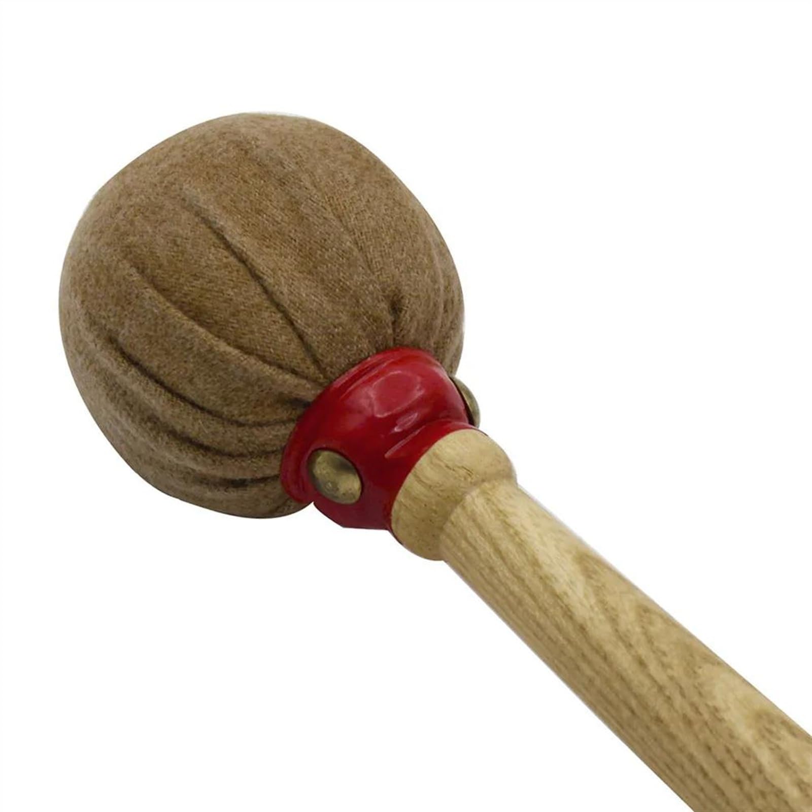 Baquetas para Principiantes Piezas De Instrumentos De Cabeza De Martillo De Fieltro De Algodón, Mazo De Tambor Militar, Baquetas De Bajo De Percusión