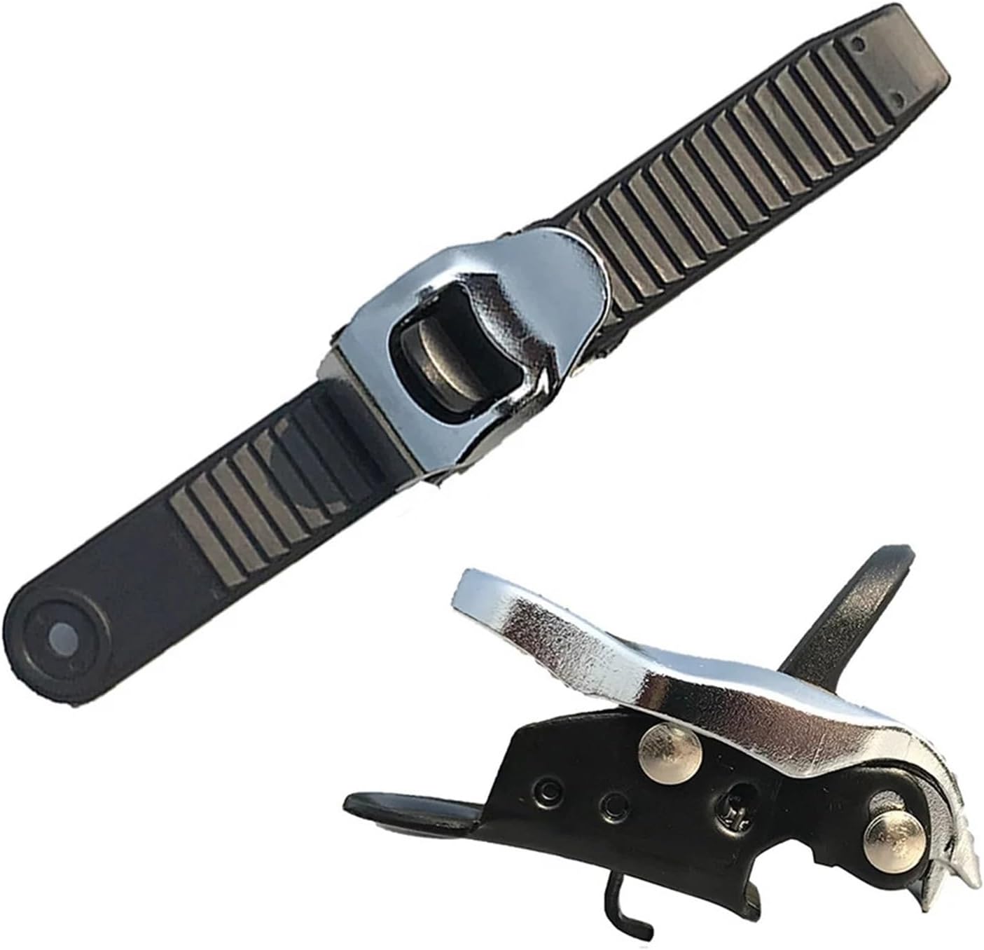 Snowboard Binding Straps 4 Pcs Skate Strap with Buckle Inline Roller Shoes Nylon Aluminum Alloy Adjustable for Skates Skis Various Sizes