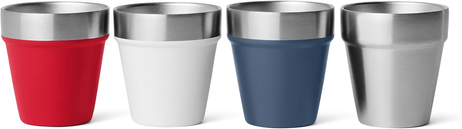 YETI Shot Glasses with Carrying Case, Set of 4