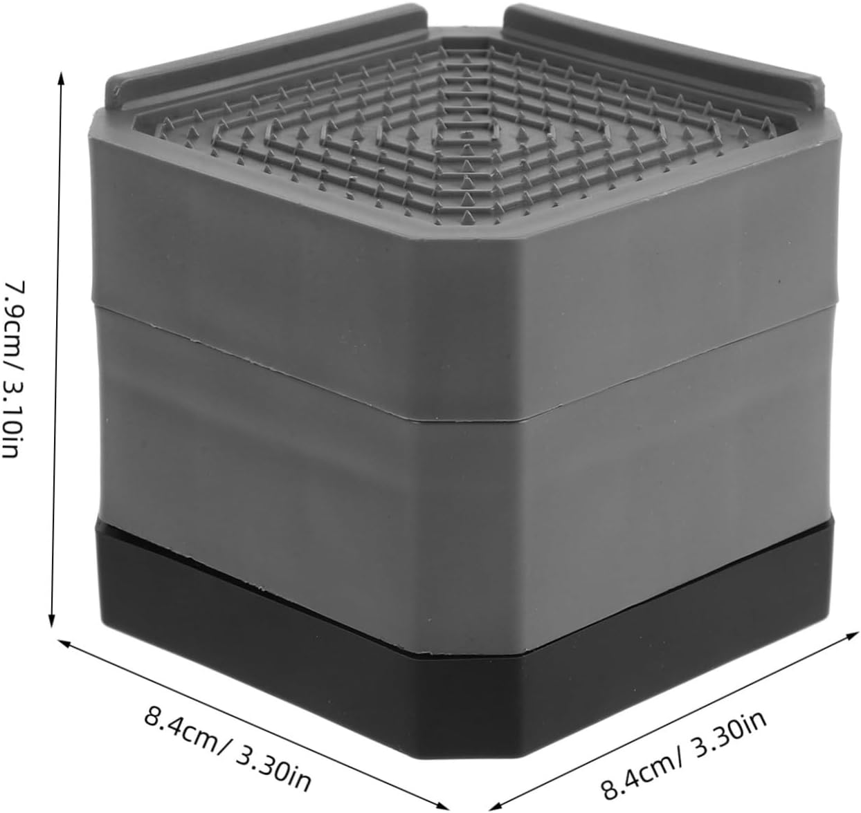 6Pcs Slip Noise Reduction Furniture Lifter Pads Vibration Stabilizer for Washing Machines Refrigerators Tables and Chairs Height Enhancing Floor Protection Mat