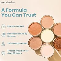 Vista 5 de WonderSlim - Batido de proteína y pudín de reemplazo de comida sin aspartamo.
