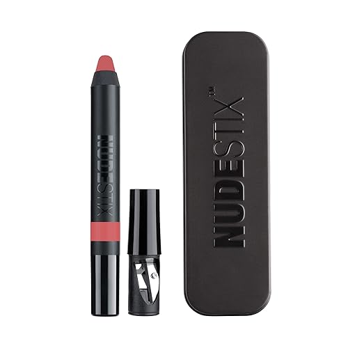 Miniatura 6 de Nudestix Color de labios magnético mate, lápiz labial + delineador de labios + tinte de labios, lápiz de maquillaje multiuso 3 en 1, pigmento de