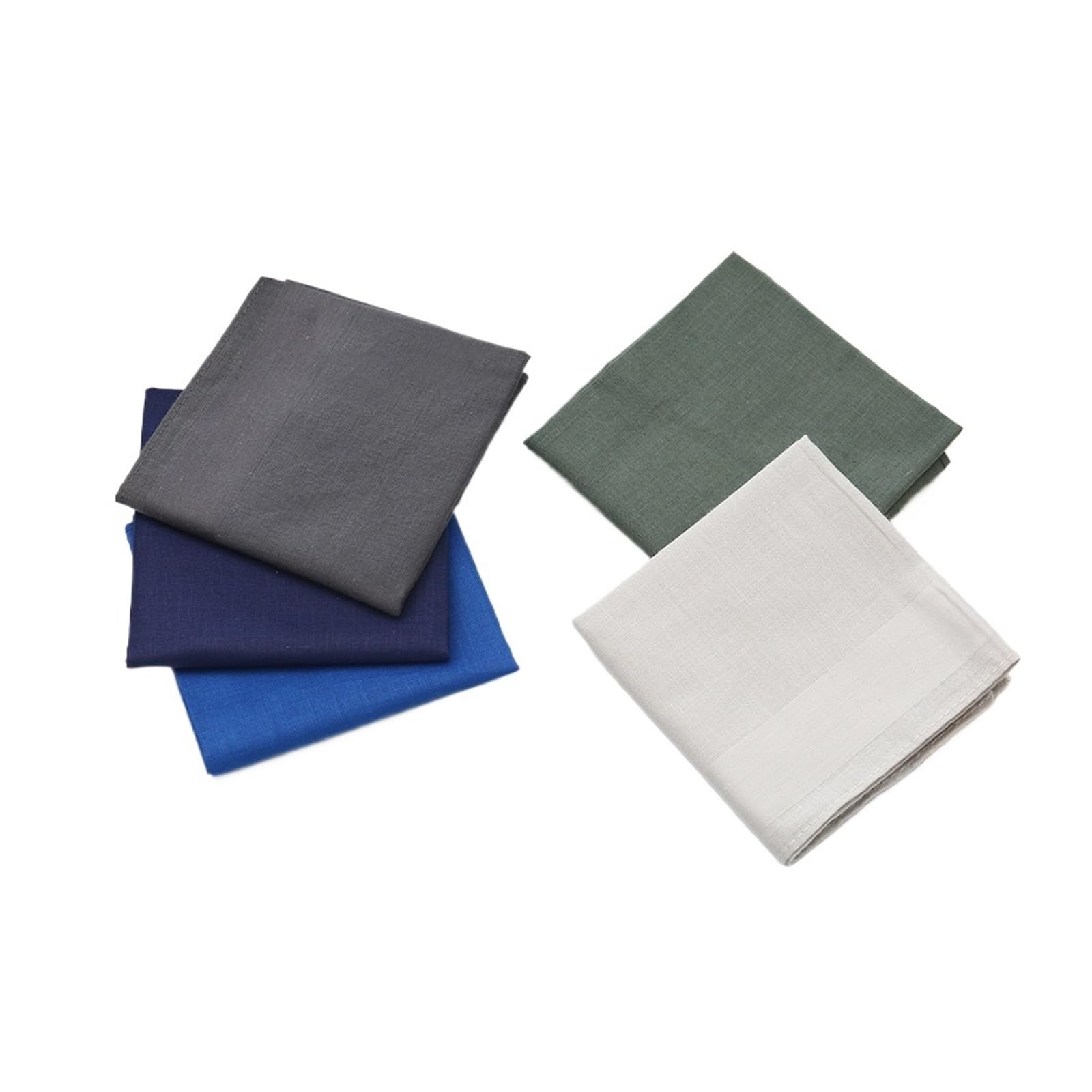 Fazzoletto da Taschino per Uomo Fazzoletto da taschino sottile in cotone 12 pezzi 40 cm