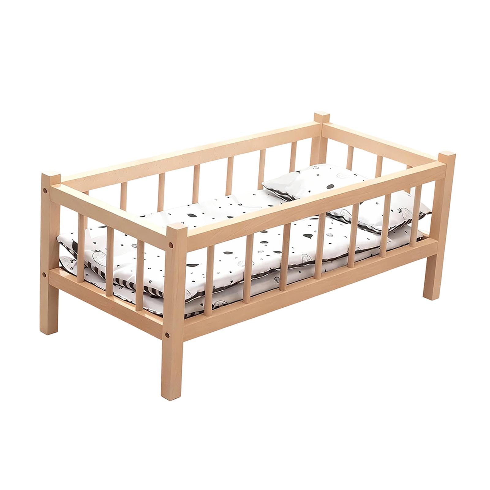 Puppenbett, Puppenbett, Spielzeugpuppen bis 58 cm, Möbel für Fotos