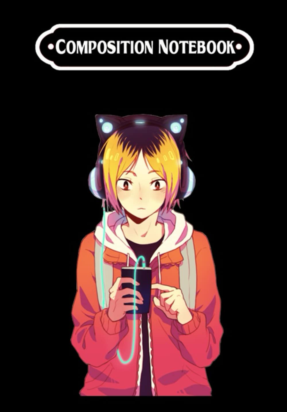 Composition Notebook: Haikyuuz!! Kozume Kenma Classic, Journal 6 x 9, 100 Page Blank Lined Paperback Journal/Notebook