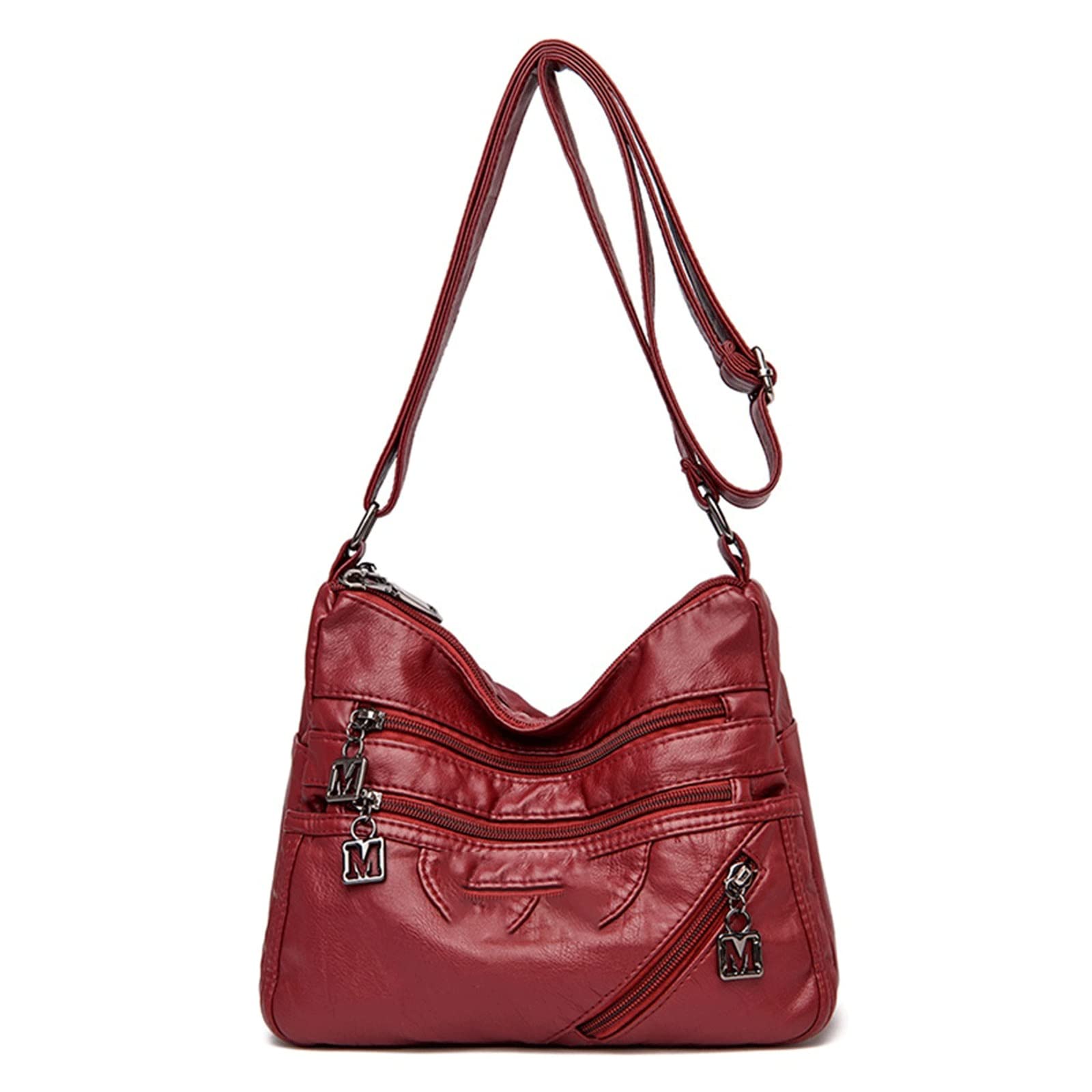 GEFIRE Soft Leather Purses And Handbags Women Bag Designer Multi-pocket Crossbody Shoulder Bag For Women Bolso De Viaje Para Mujer