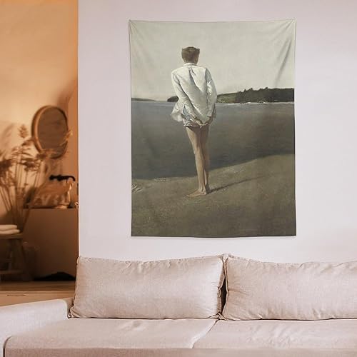 Miniatura 4 de YWVWY Painter Andrew Wyeth Artwork Poster Tapestry Prints Room Aesthetic Wall Art Bedroom Tapestries Walls Bedroom Home Decor 30"x40"