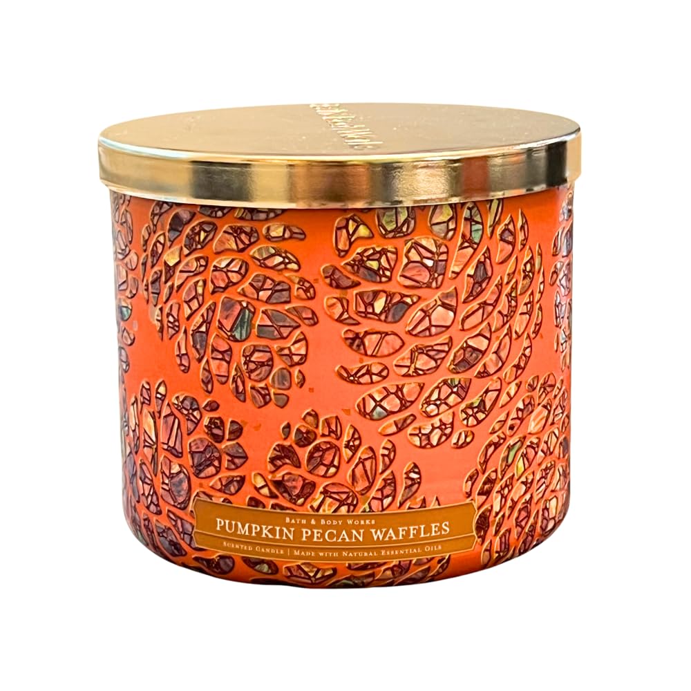 2 Bougies Bath & Body Works - Parfum Pomme Citrouille - Pot Moyen 4 Oz (113g) Chacune - Neuves