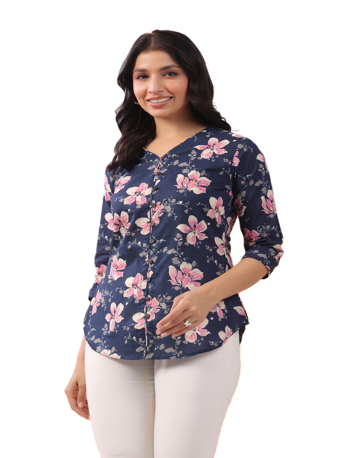 rimika Women's Floral Regular Fit Top-picture-11