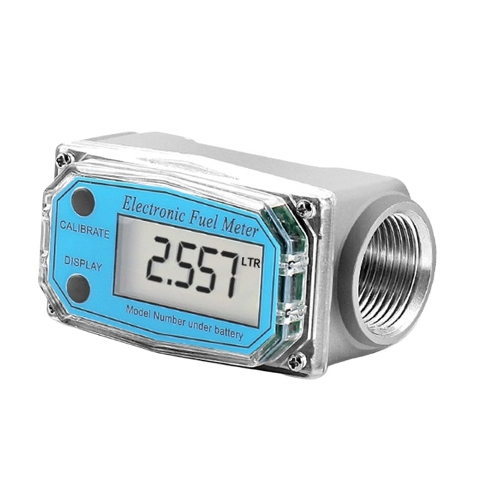 TBZOQAID Flow Meter Aluminum Alloy Electronic Digital Liquid