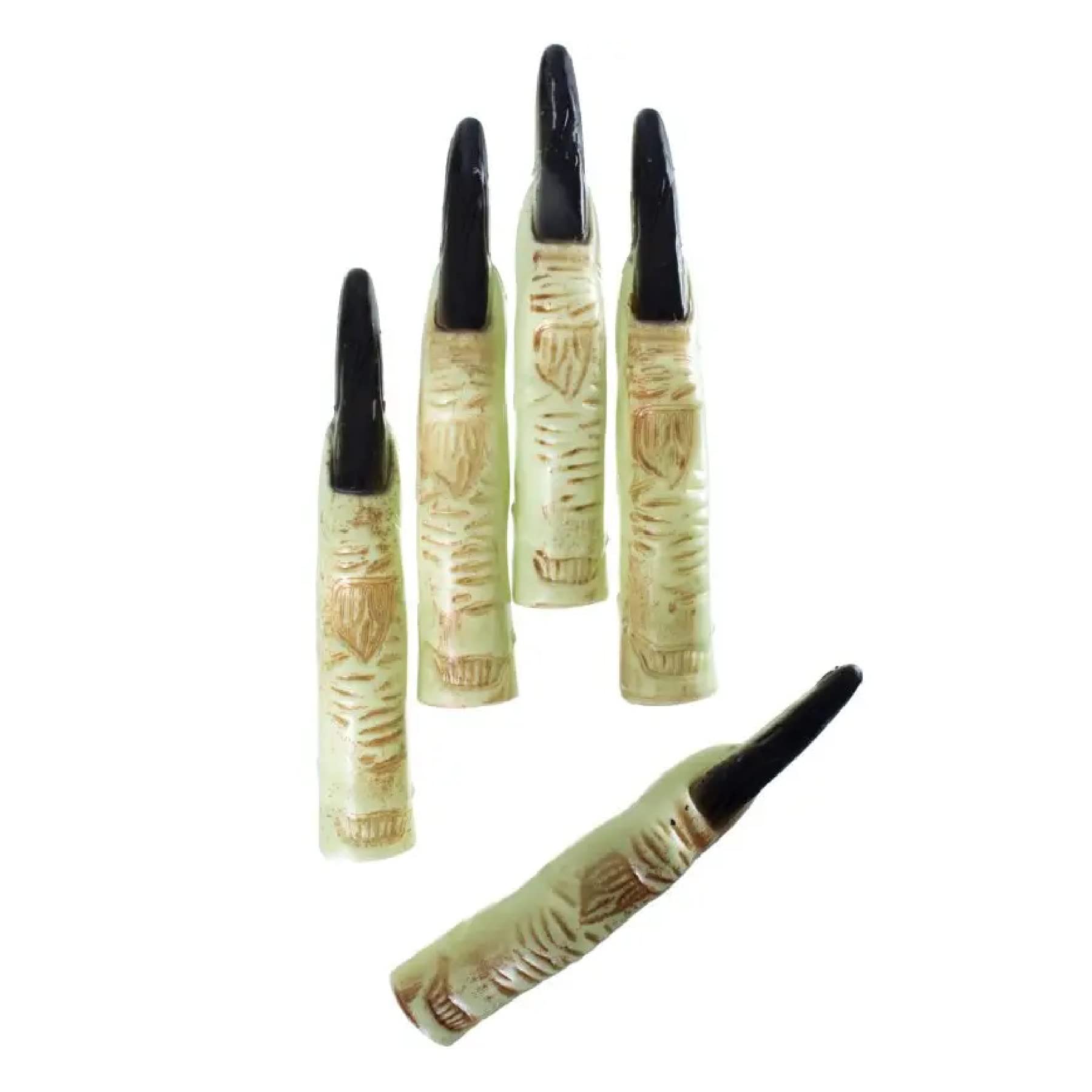 Wanna Party Fake Fingers with Long Nails, Halloween Props Decoration Supplies (10 Pieces)