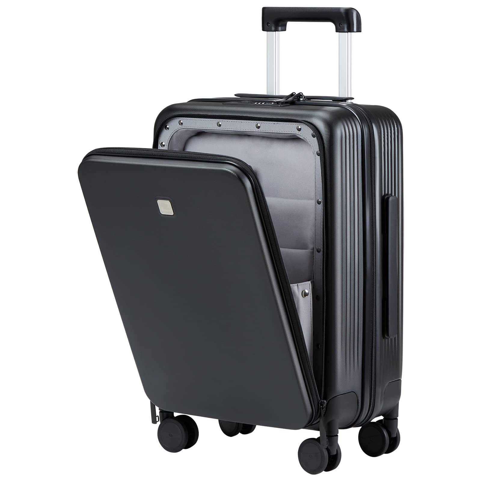 Hankesuitcase Front Opening Hard Shell Suitcase 26 Inch Luggage