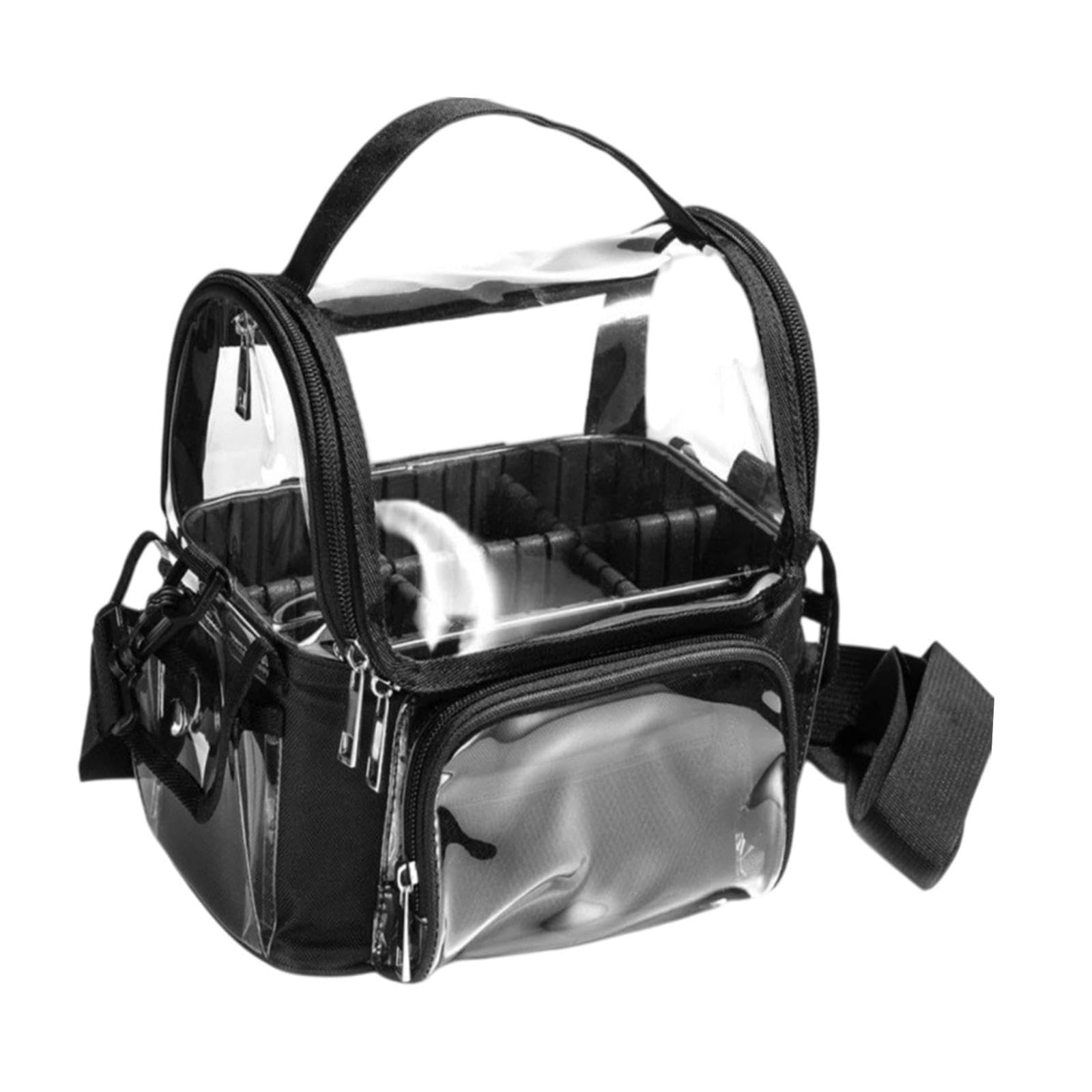 Transparente Kosmetiktasche, Kulturbeutel, Trendige Waschtasche, Make Up Organizer Aus PVC für Reisende