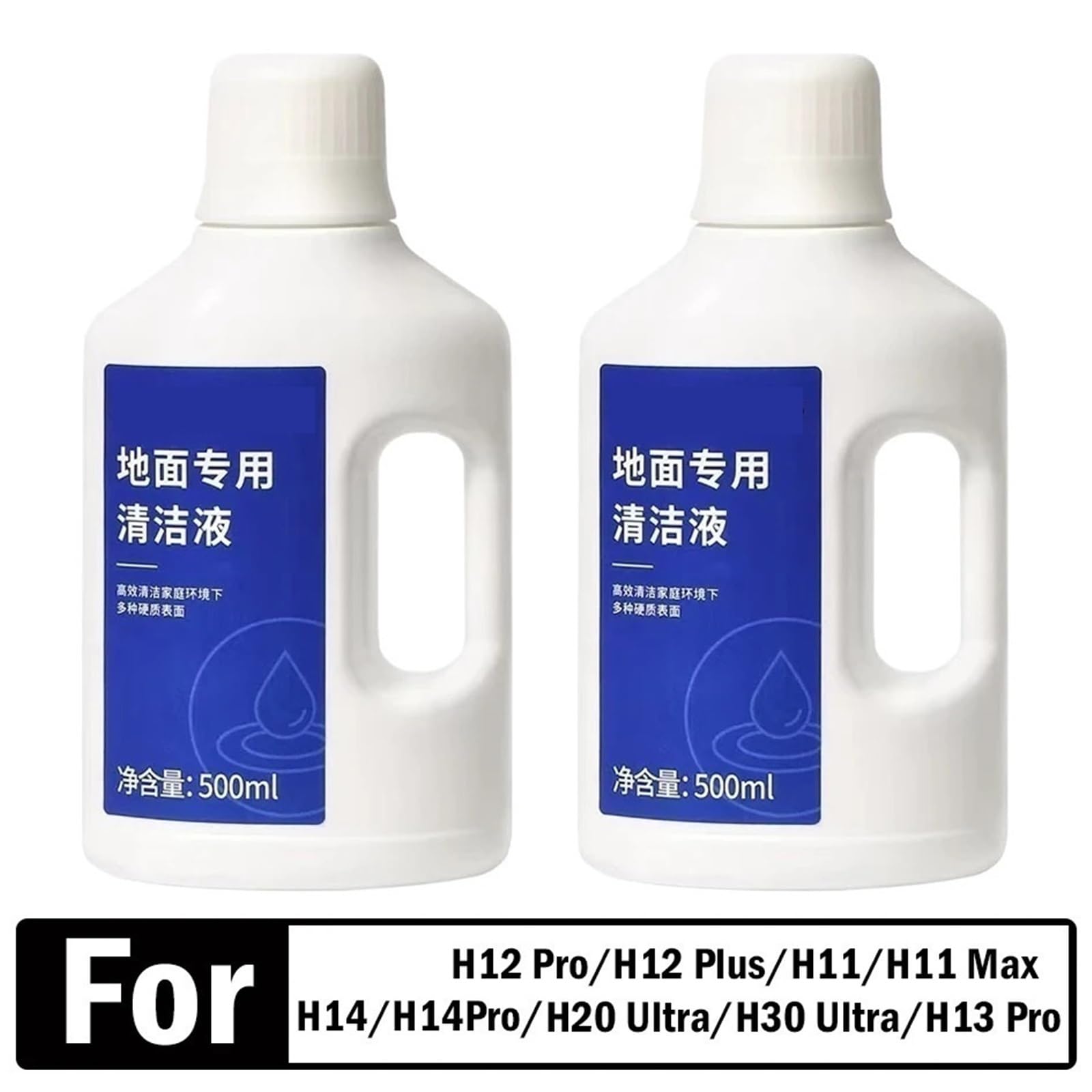 Líquido limpiador multisuperficie for suelos (500ml), compatible con Dreame H12 Pro/H13Pro/H12 Dual/H11/H11Max/H14 Pro/H20 Ultra/H30 Ultra(500mlx4)