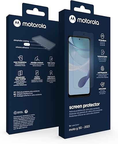 Miniatura 62 de Motorola Protector de pantalla para Moto G Power (versión 2021), resistente vidrio templado 9H, antihuellas dactilares, antiarañazos, antimanchas