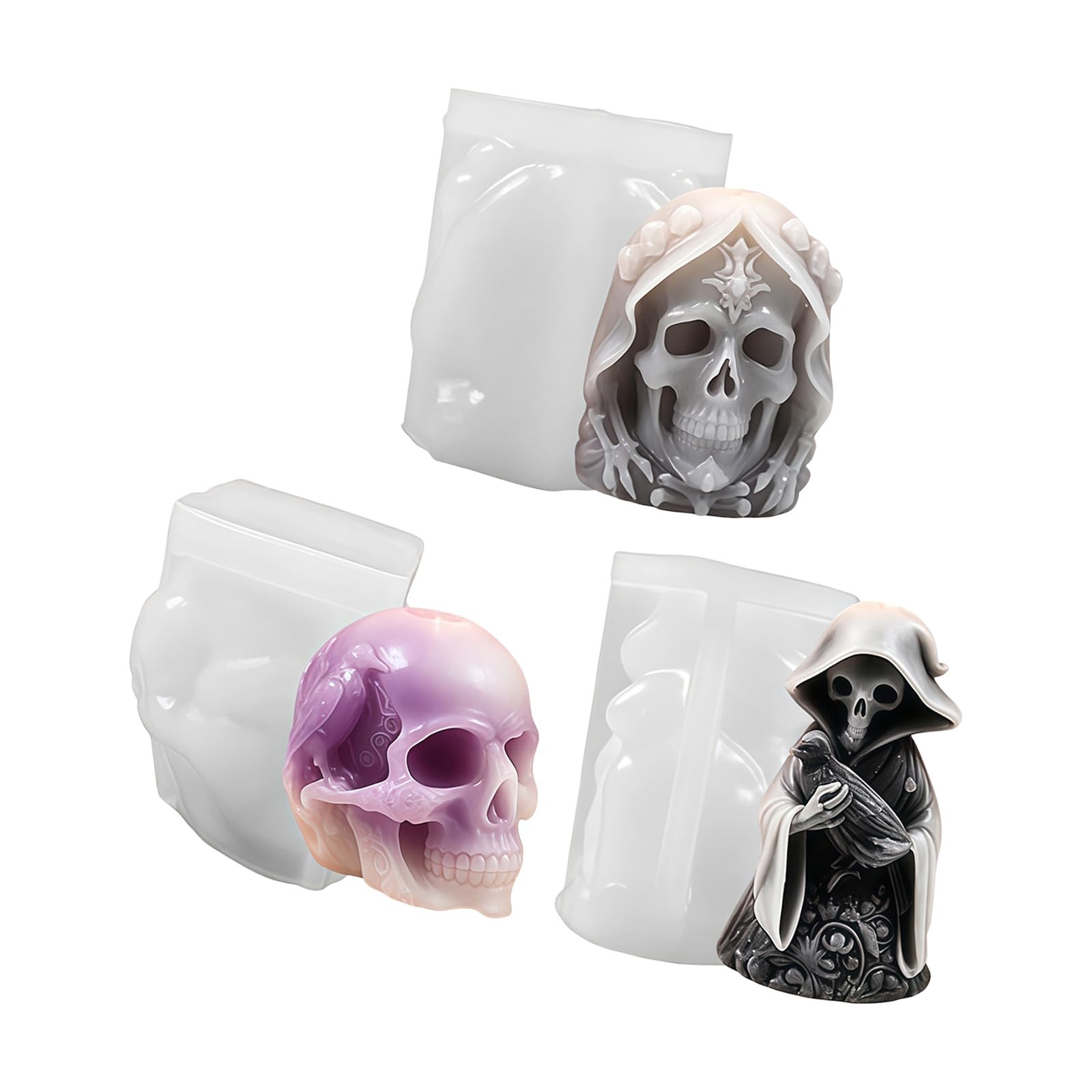 Nucelit Handicrafts Making Baking Silicone 3D Ornament Mold Castings Decorations Gifts Clay Soap Craft Mold Silicone