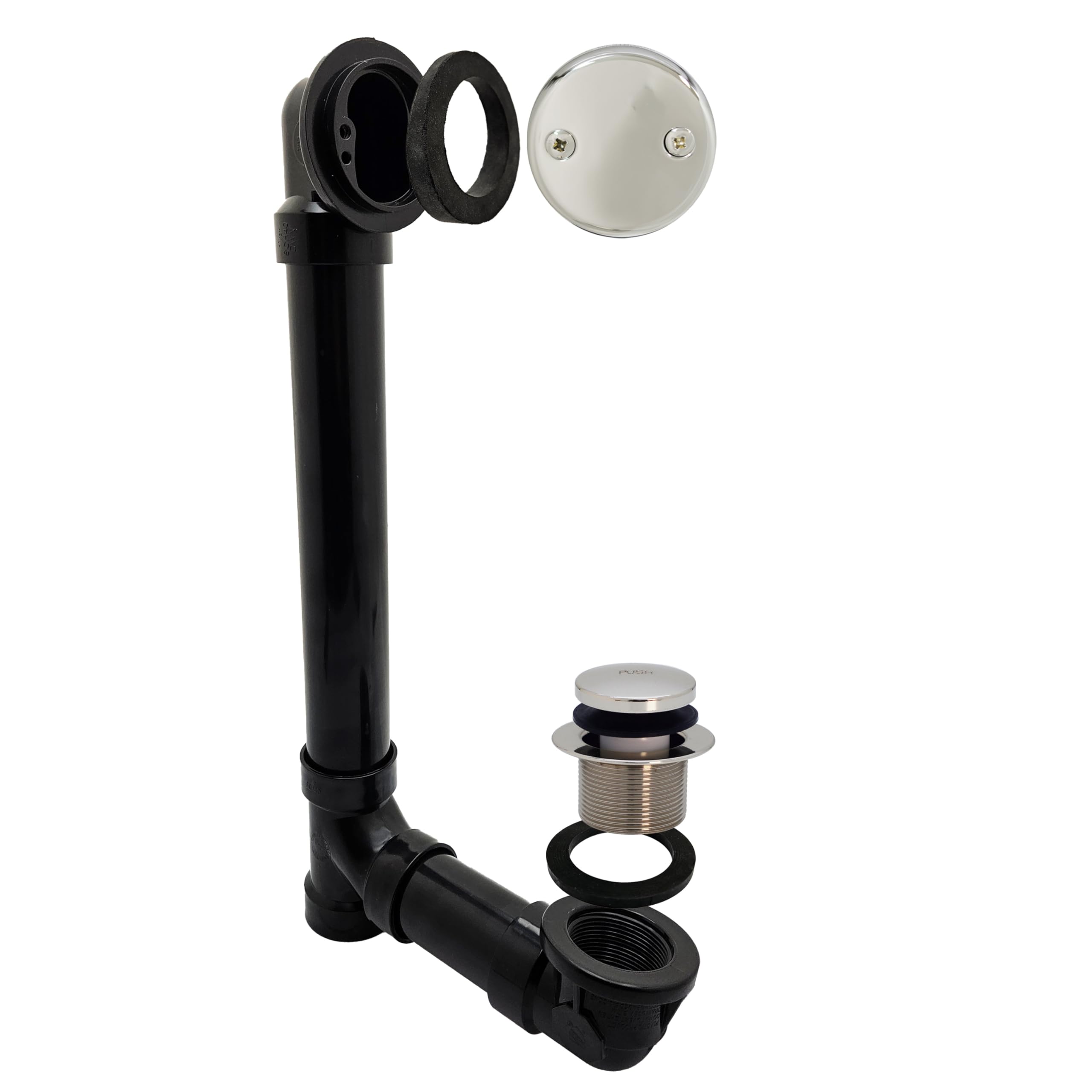 Westbrass D4931 punta Toe SCH. 40 Abs codo de desagüe de bañera con dos