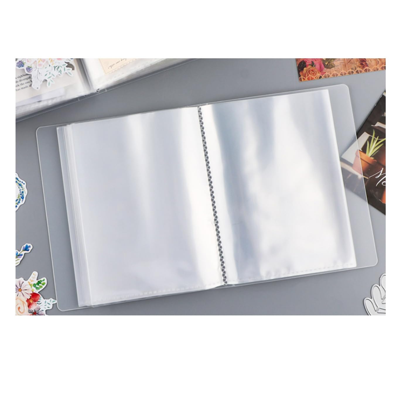 4x6 Inch Photo Albums with Clear Covers,Photos Storage Book for Postcards,Artworks, Pictures, Stickers with 40 Pages