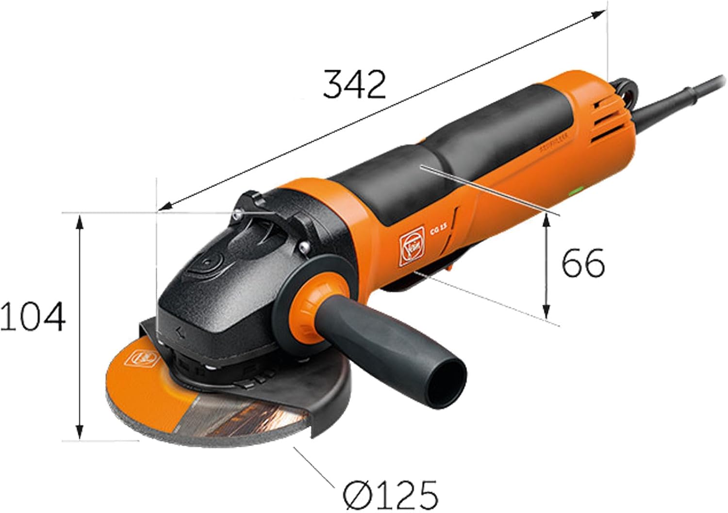 Fein CG 15-125 BL 72226760000 Angle Grinder 125 mm 1500 W 230 V