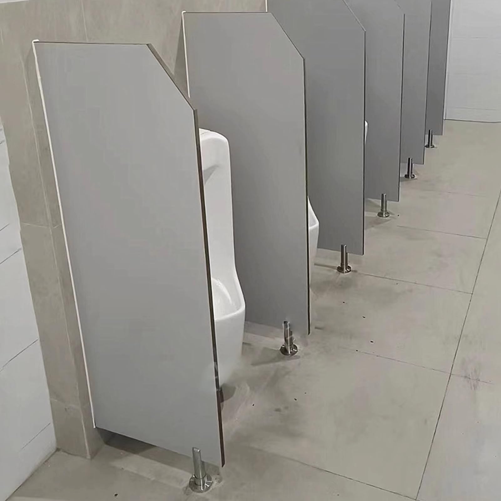 FBHappiness Urinal Screen Toilet Partition, Waterproof Urinal Divider for Men's Toilet Toilet partition Board, Floor-Standing partition Panel Board Urinal Baffle (Color : 4Pcs) (4pcs)