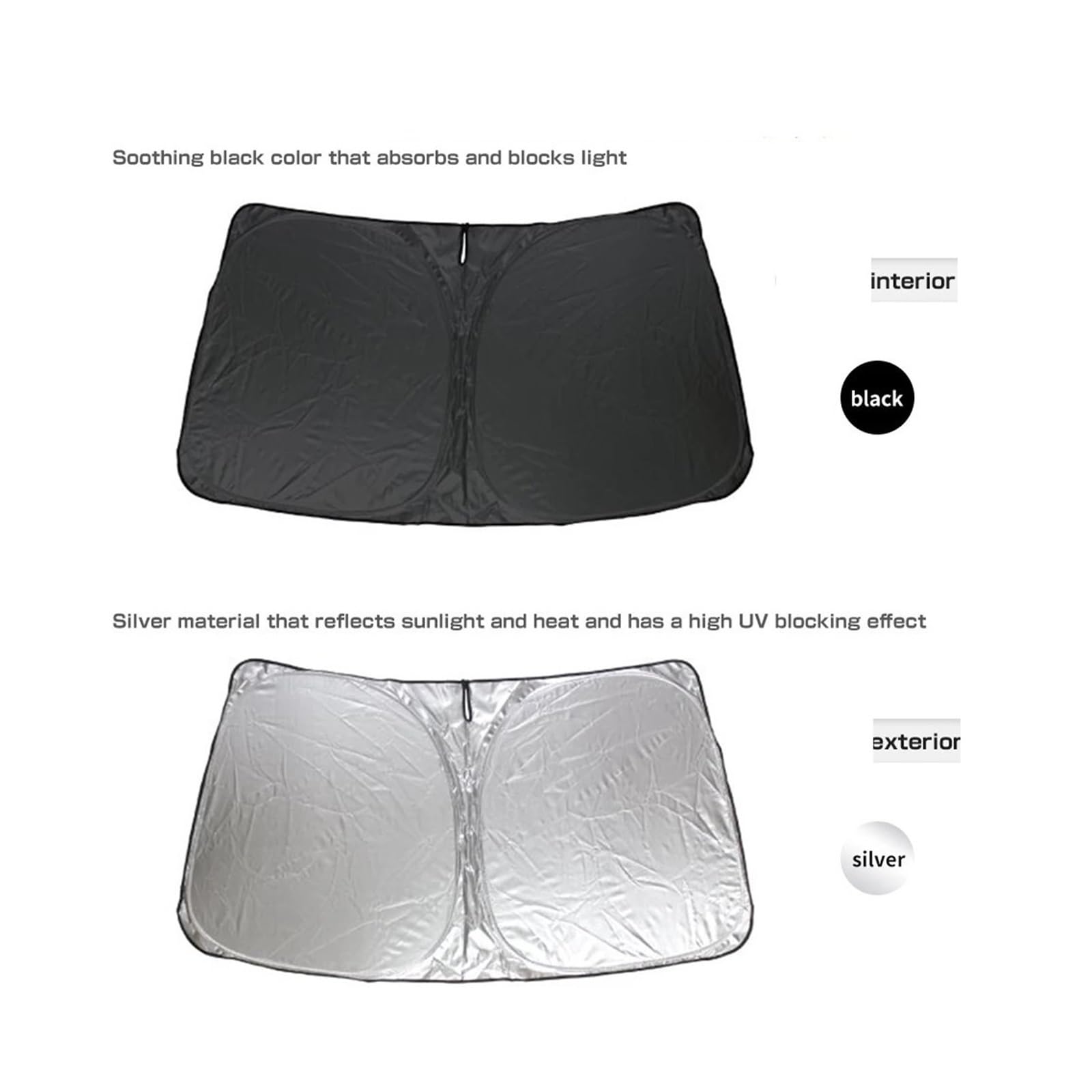 Unidades Parasol Coche para Suzuki para Todos para Wagon DA64V para Dir Parasol Delantero Aislamiento Térmico Sombreado Protección UV