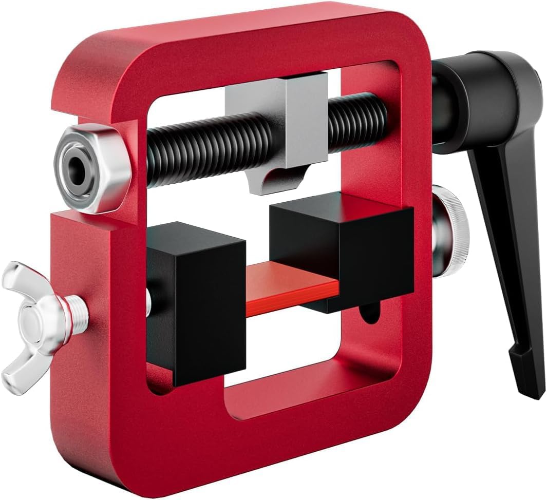 Kingson Pistol Sight Pusher Tool, Universal Pistol Sight Pusher Tool for 1911/Glock/Shield/Sig and More – Precision Aluminum Rear Sight Tool for Glock 19, 43 red