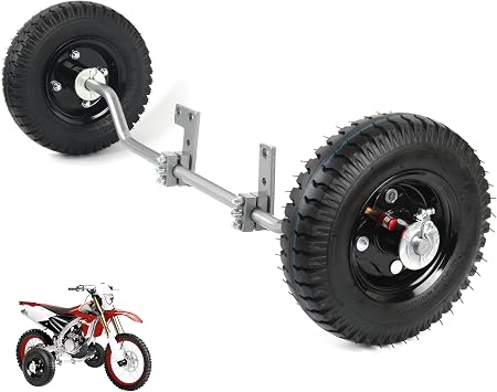 AR-PRO Adjustable Height Training Wheels for Kids Dirt Bikes - Compatible with Honda XR50 CRF50 Z50 Z50R, Razor MX125 MX400 MX500 MX500, Yamaha PW50 TTR50, and Most 50CC 49cc Motorcycles