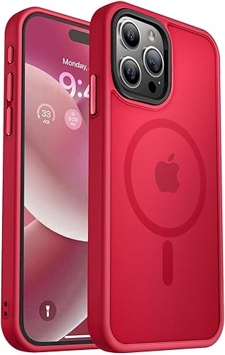 Vista 1121 de MOCCA - Funda magnética resistente para iPhone 11 de 6.1 pulgadas, compatible con MagSafe, protector de pantalla de vidrio + protector de lente