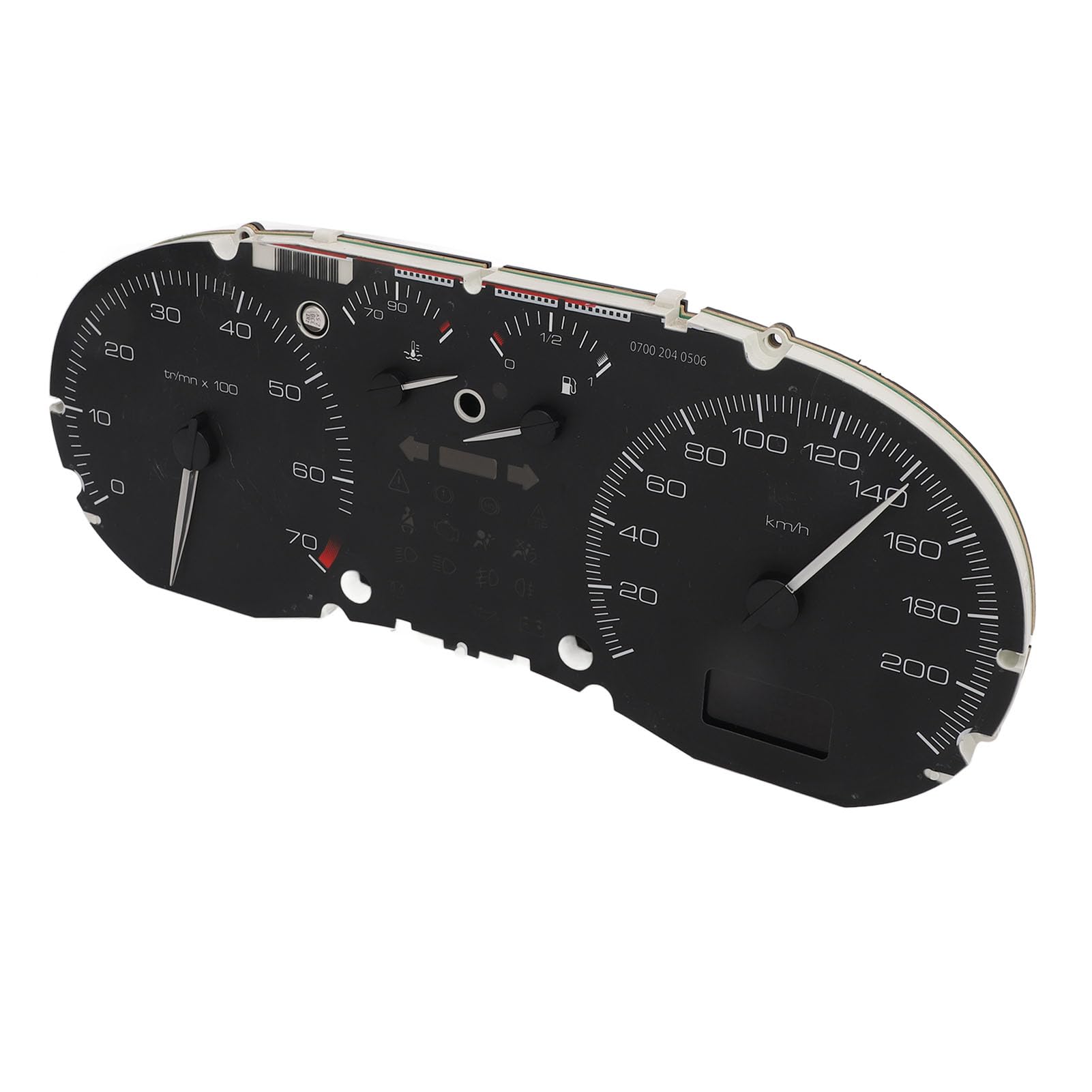 Tbest Medidor de Instrumentos Combinados para Automóvil para Medidor de de Temperatura de Alta Precisión 307, Tacómetro de Repuesto, Material ABS, Pantalla Clara, Fácil Instalación