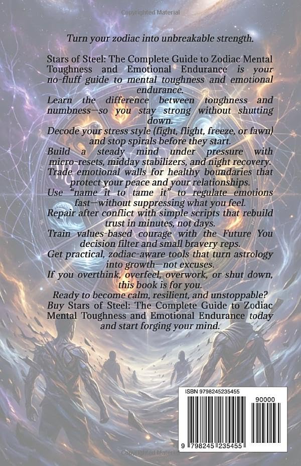 Stars of Steel: The Complete Guide to Zodiac Mental Toughness and Emotional Endurance (Infinity Astrology) - Image 2