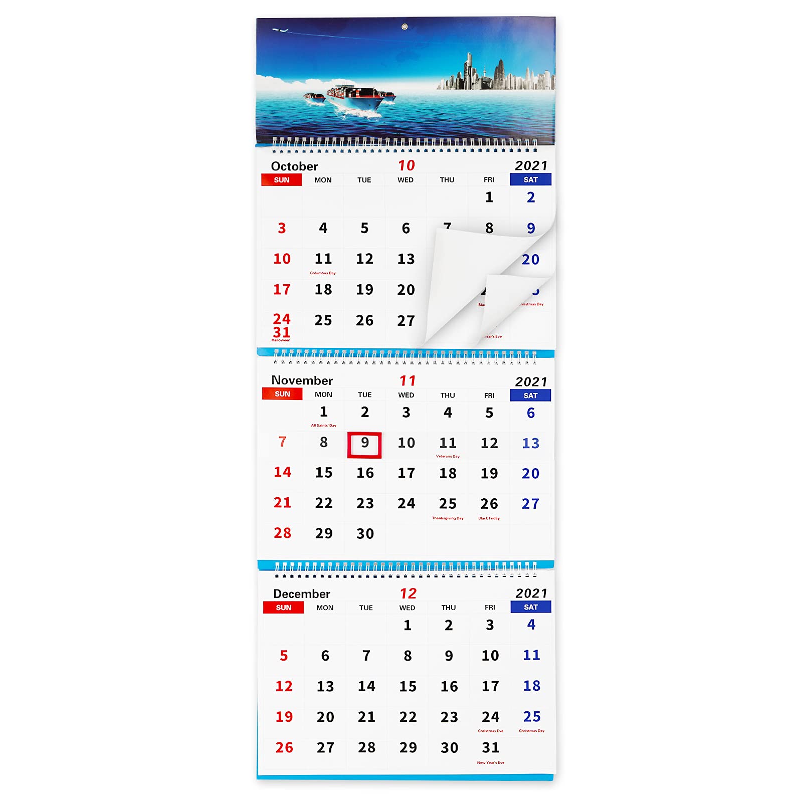 buy-fittoway-2022-wall-large-3-month-wall-planner-vertical-family-wall