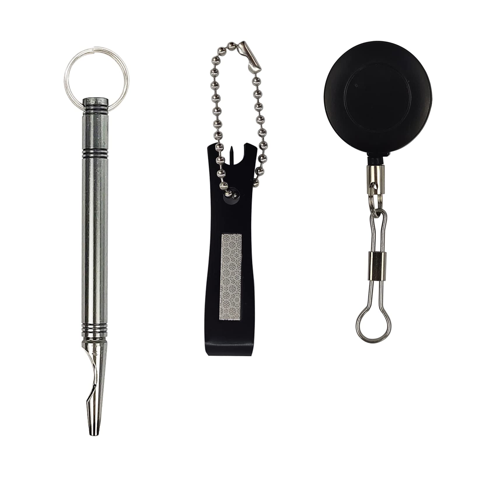 AventikCNC Machined Nail Knotter Tool, Easy Knot Tying Tool One of The Best Fishing Accessory with Nipper and Re-Tractor Combo