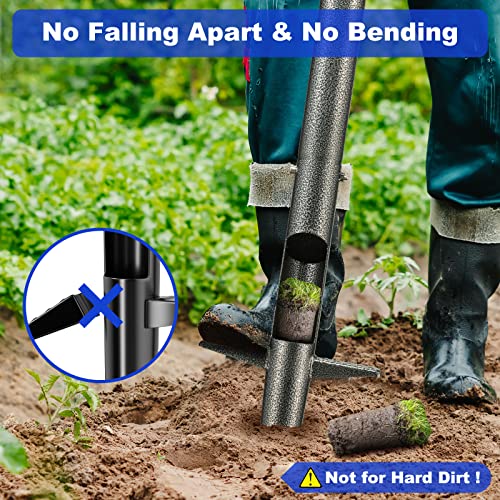 Bulb Planter Garden Sod Plugger With Ergonomic Masual Handle,Heavy Duty Planting Tools For Digging Holes To Plant Spring Flowers Bulbs,Bedding Plants,Tulips,Crocus,Dahlias,Gladiolus,Lilies #TOP5