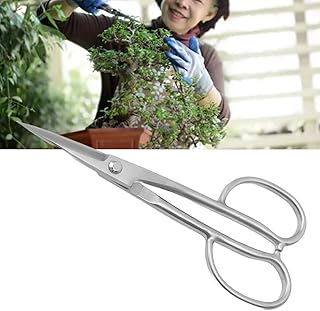 Lidar com tesoura de poda, tesoura de bonsai de aço inoxidável tesoura floral tesoura de aparar brotos para jardim poda bonsai ferramenta de afrouxamento do solo