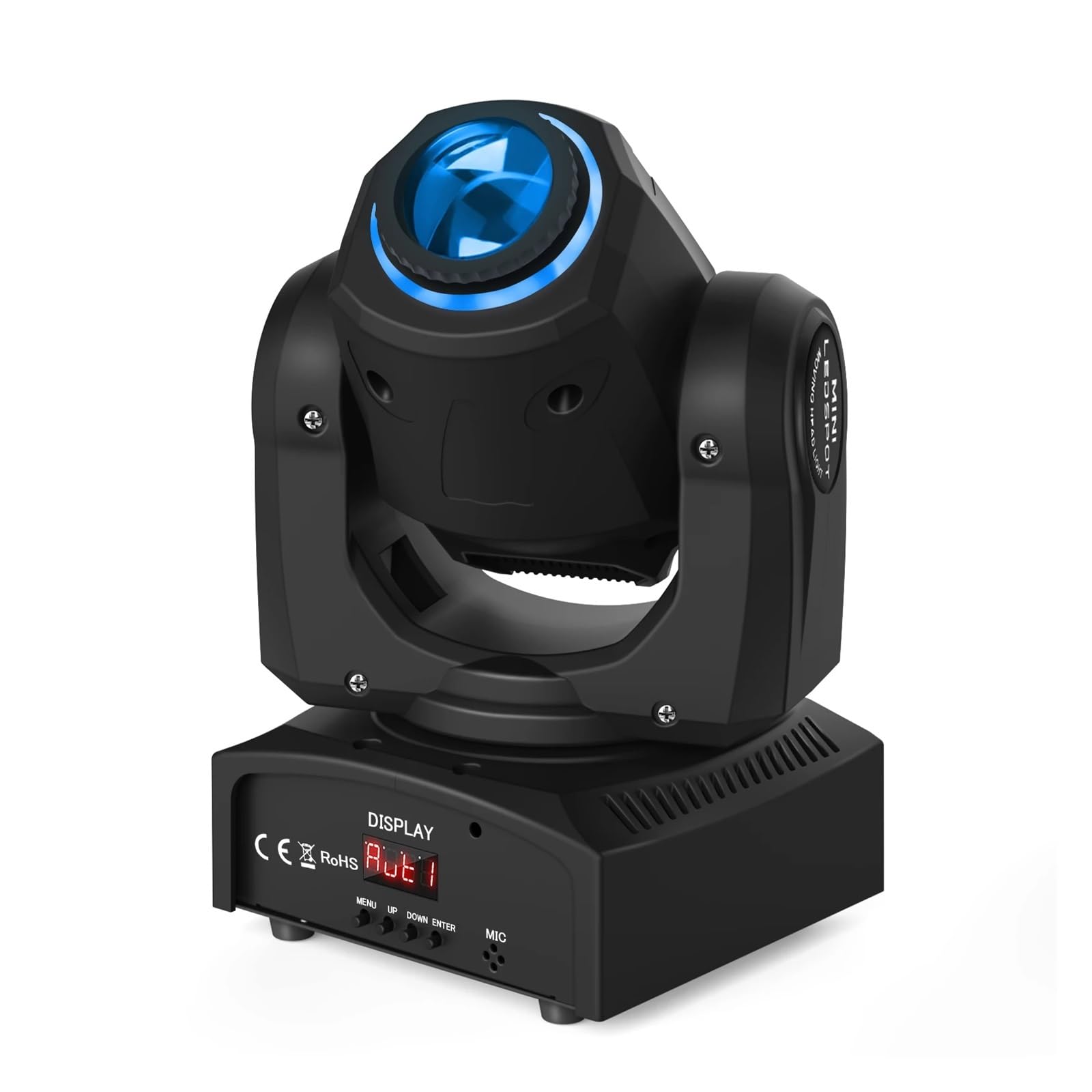 LED Moving Head Light Mini 30W DJ GOBO DMX Stage Strobe Spotlight for Wedding Party Club Disco Beam Lights