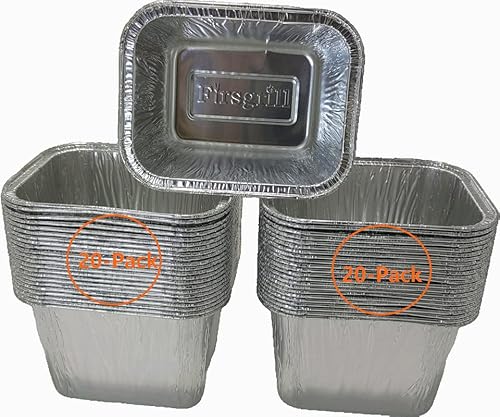 Firsgrill 40-Pack Grease Cup Liners for Pit boss Griddle Grill & Country Smokers Portable Gas Griddle (40)