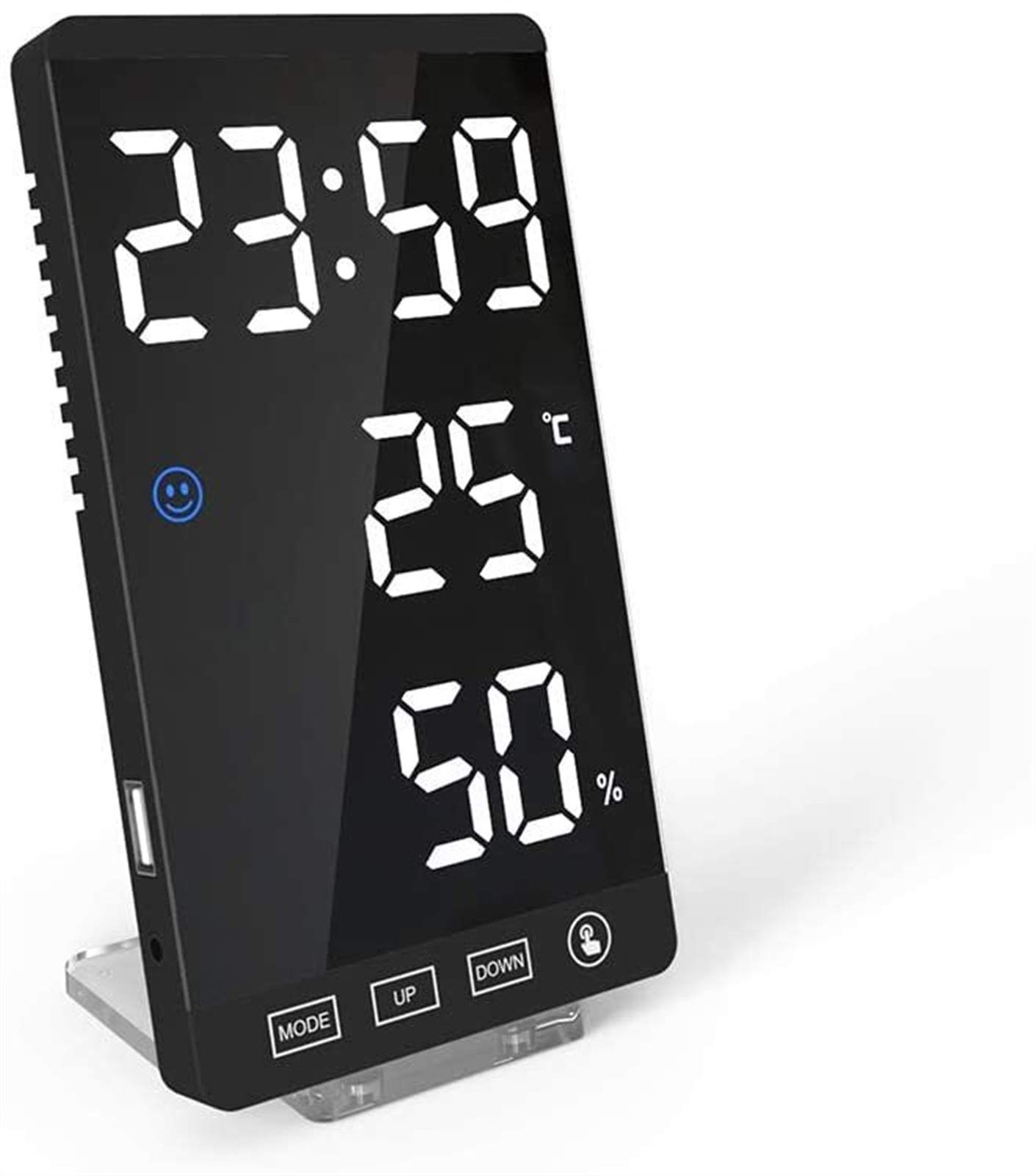 Monitor de humedad digital XMING de alta precisión termómetro de temperatura ambiente con alarma